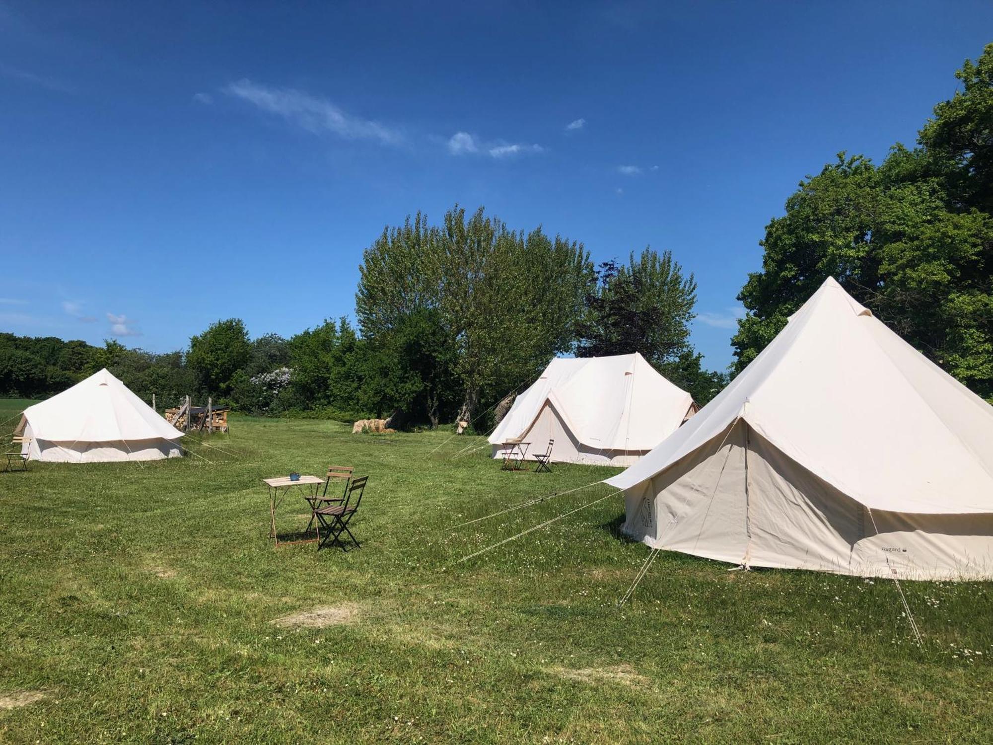 Helles Have Glamping Hotel Stege Ngoại thất bức ảnh